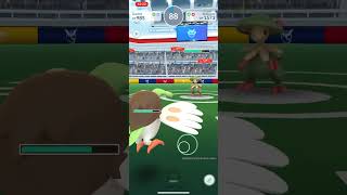 Dartrix Pokémon go battle [upl. by Ognimod]