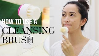 How To Use a Facial Pore Cleansing Brush ft Memeboxs Im Brush  LookMazing [upl. by Alin]