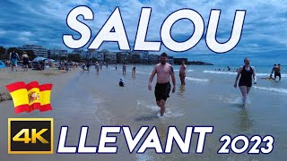 🇪🇸SALOU BEACH🌴 2023  Walk in Paradise😍  POV Experience [upl. by Ekalb]