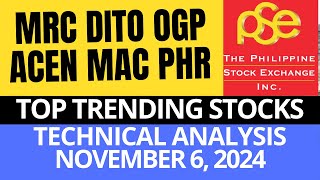 MRC  DITO  OGP  ACEN  MAC  PHR  PSE TECHNICAL ANALYSIS [upl. by Shelley]