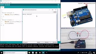 Arduino Serial Communication using UART [upl. by Patnode678]