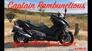 Kymco AK550 Super Tourer Review [upl. by Acirederf83]