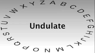 SAT Vocabulary Words and Definitions — Undulate [upl. by Ayhtin]