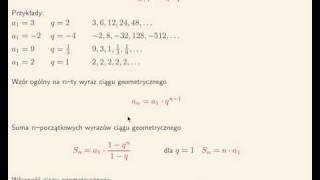 Liczenie ilorazu ciągu geometrycznego [upl. by Stclair]