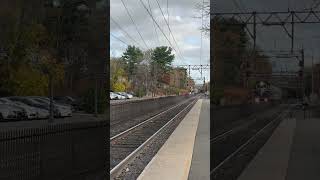 NJT 877 passing MillburnNJ with Metro North 4906 leading [upl. by Yemac]