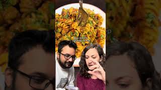 I tricked my Italian wife into reacting to an Indian Pasta recipe 😈🤣 [upl. by Jessie]