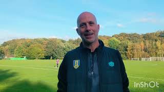 Mark Fretwell talks after the 41 win over Silkstone United [upl. by Ennaeed798]