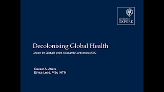 Decolonising Global Health [upl. by Ewen]