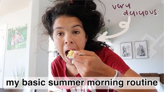 my SUMMER MORNING ROUTINE back at home [upl. by Erej646]