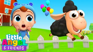 Baa Baa Black Sheep  Little Angel And Friends Kid Songs [upl. by Akeryt]