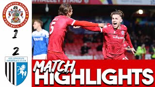 HIGHLIGHTS Accrington Stanley 12 Gillingham [upl. by Tennek40]