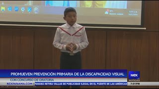 Promueven prevención primaria de la discapacidad visual con concurso de oratoria [upl. by Rollecnahc805]