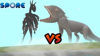 Planet Roamed vs Behemoth  Scary Titan Battle S1E6  SPORE [upl. by Aymik]