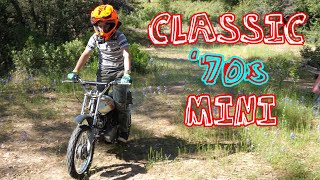 FIRST RIDE  400 Kawasaki Mini Dirt Bike From 1977 [upl. by Elder]