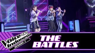 Moses vs Kathlynn vs Andrew quotI Miss Uquot  Battle Rounds  The Voice Kids Indonesia Season 3 GTV [upl. by Htnamas]