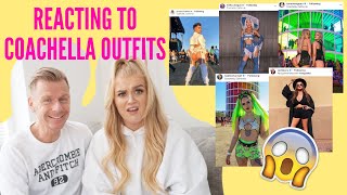 REACTING TO COACHELLA OUTFITS WITH MY DAD 😱😂  Lucy Flight [upl. by Llennahs785]