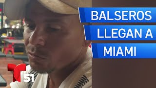 Balseros cubanos llegan a las costas de Miami tras una semana de travesía [upl. by Sanez]