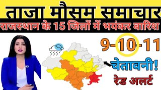 Rajasthan mausam today  Rajasthan mausam ki jankari  अगस्त 2024 rajasthan mausam samachar [upl. by Naujuj]