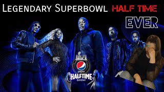 LEGENDARY 🔥🔥🔥 Superbowl Half Time Show REACTION [upl. by Aronos732]