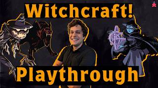 Spooky Solo Board Game Playthrough ft Witchcraft [upl. by Rudich]