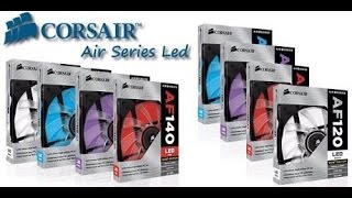 Instalación Ventiladores Corsair Air Series AF120 Púrpura [upl. by Tatiana218]