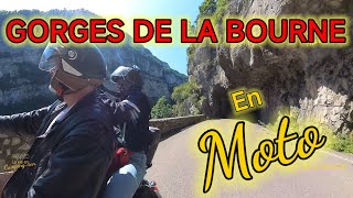 223 LES GORGES DE LA BOURNE À MOTO [upl. by Nosreg]