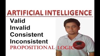 Valid  invalid  Consistence  inconsistent PLHindi  6  Artificial Intelligence  MCSE003 [upl. by Ylrebmit]