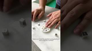 How to assemble the Halbach magnetic assembly？halbach magnetic [upl. by Ellenaej841]