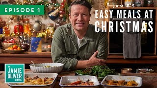 Easy Meals At Christmas  Jamie Oliver  Full Episode 1 [upl. by Rolph]