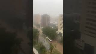 Lluvias en Málaga España [upl. by Neomah]