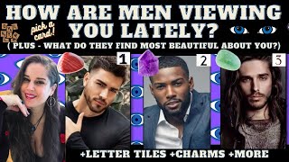 HOW ARE MEN VIEWING YOU LATELY 👀 WHAT DO THEY FIND BEAUTIFUL ABOUT YOU TAROT PICK A CARD [upl. by Aleacem]