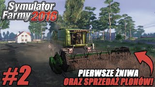 Symulator Farmy 2016 2 Siew nawożenie żniwa oraz sprzedaż plonów [upl. by Amalberga]