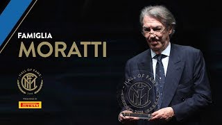 MORATTI FAMILY  Inter Hall Of Fame  Club Inter [upl. by Elleinod159]