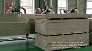 Fiber cement board painting machinery line [upl. by Aihselat436]