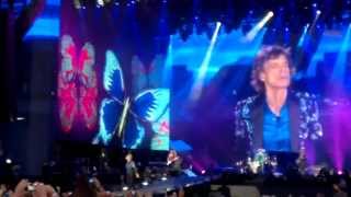 THE ROLLING STONES  Miss you  HYDE PARK 2013 [upl. by Nodnarbal]