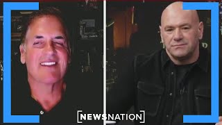 Mark Cuban debates Dana White on Kamala Harris competency  Cuomo Town Hall [upl. by Hakym57]