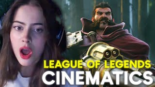 FIRST TIME REACTING to League Of Legends quotLOREquot Cinematics [upl. by Eentihw]