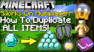 MINECRAFT OP REALMS DUPLICATION GLITCH for 121 BEDROCK [upl. by Yenaled639]