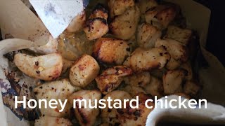 Easy Honey Mustard Chicken Recipe [upl. by Dagney]