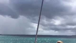 Catamaran spread eagle 2 near Icacos Island [upl. by Hubert514]