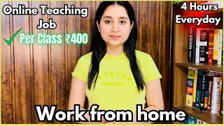 Online Teaching Jobs From Home  Work From Home Jobs 2024  Salary  15000  Part Time Job at Home [upl. by Mcmullan669]