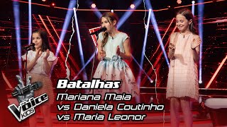 Mariana Maia vs Daniela Coutinho vs Maria Leonor Pereira  Batalha  The Voice Kids Portugal [upl. by Kcirdorb]