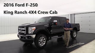 2016 FORD F250 KING RANCH 4X4 CREW CAB 17965A [upl. by Aribold107]