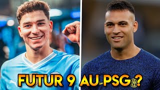 Julian Alvarez le futur 9 du PSG  Lautaro Martinez ciblé par le PSG [upl. by Latreece]