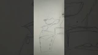 SKETCHING DON KARNAGE FROM DISNEYS TALESPIN CARTOON shorts [upl. by Ario43]