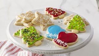 Classic Christmas Sugar Cookie Cutouts  Betty Crocker Recipe [upl. by Massey]