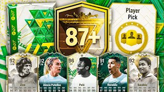 87 ICON PLAYER PICKS amp 600K 88 x11 PACKS 🥳 FC 24 Ultimate Team [upl. by Reppep427]