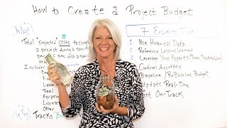 How to Create a Project Budget  Project Management Training [upl. by Annaeed]