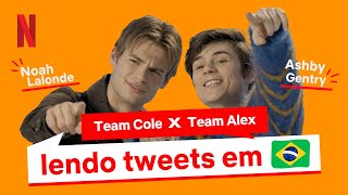 Noah LaLonde e Ashby Gentry leem tweets de fãs BR  Minha Vida com a Família Walter  Netflix Brasil [upl. by Rubliw]