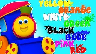 Learn Colors  Learning Street With Bob The Train  Cartoon Videos For Toddlers by Kids Tv [upl. by Abbe]